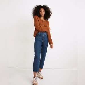 Madewell Perfect Vintage Straight Crop sz 26